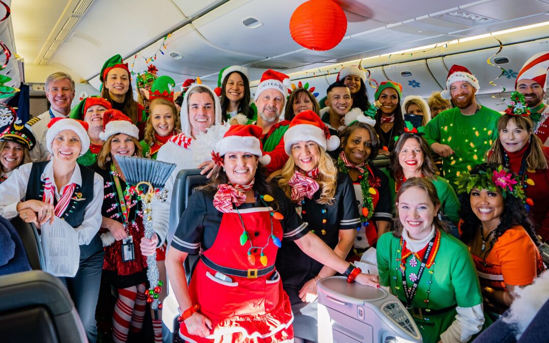 United Airlines Hosts Free Flights To The North Pole For Families In Need